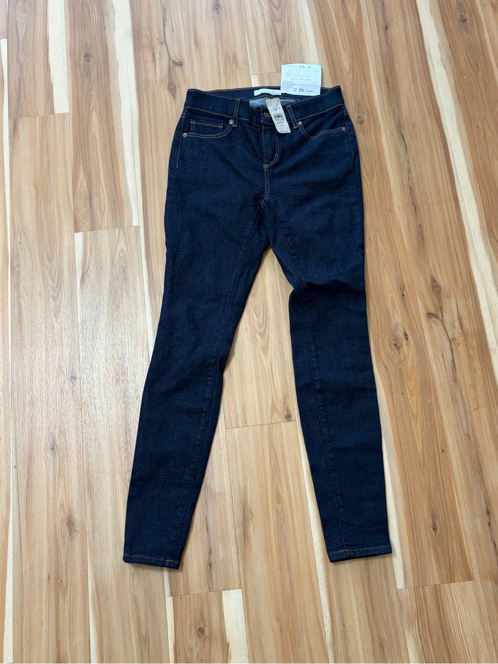 Women’s Anne Taylor loft blue Jean leggings size 25/0 petite brand new with tags